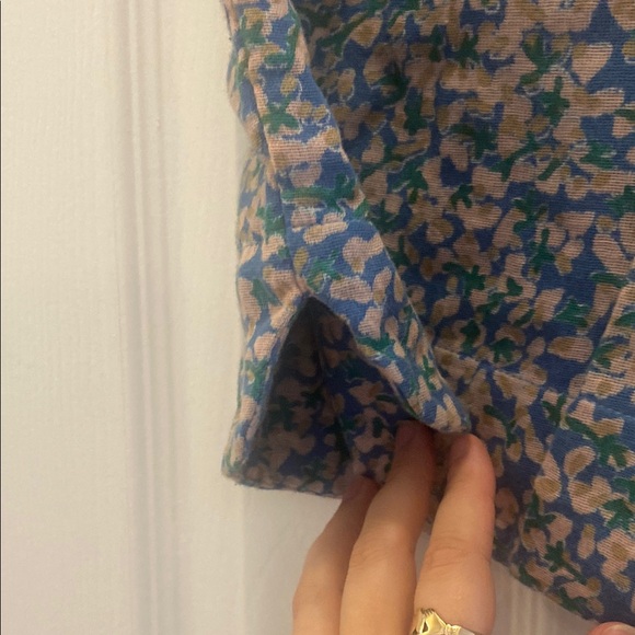 Mirth High Waist Floral Blue Women's Shorts - Picture 6 of 11